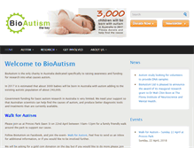 Tablet Screenshot of bioautism.org